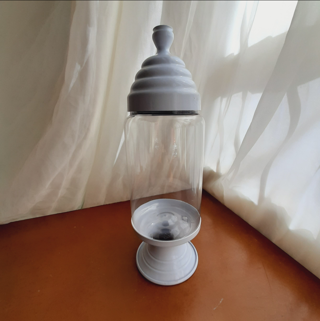 Baleiro Tam. G Branco - Branco - Maluhe decorações 
