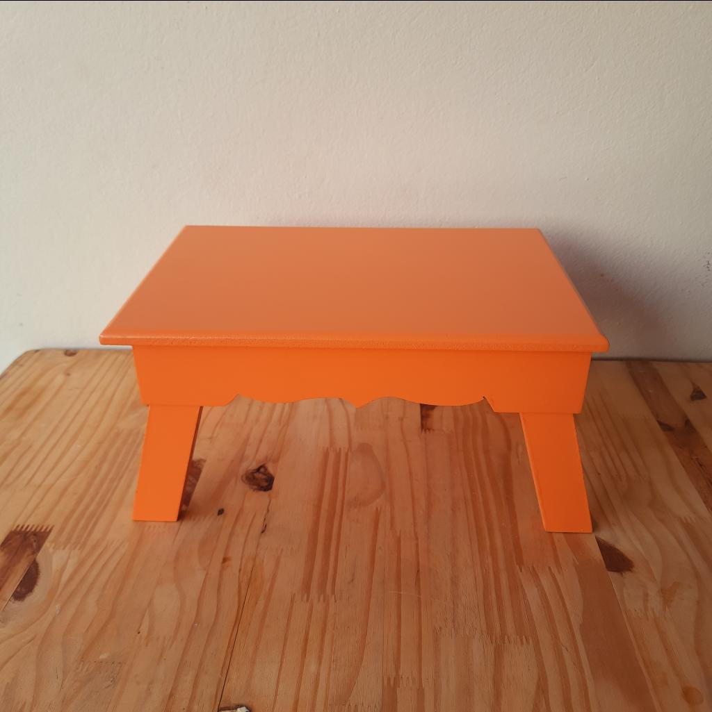 Bandeja Mdf Laranja - Maluhe decorações 