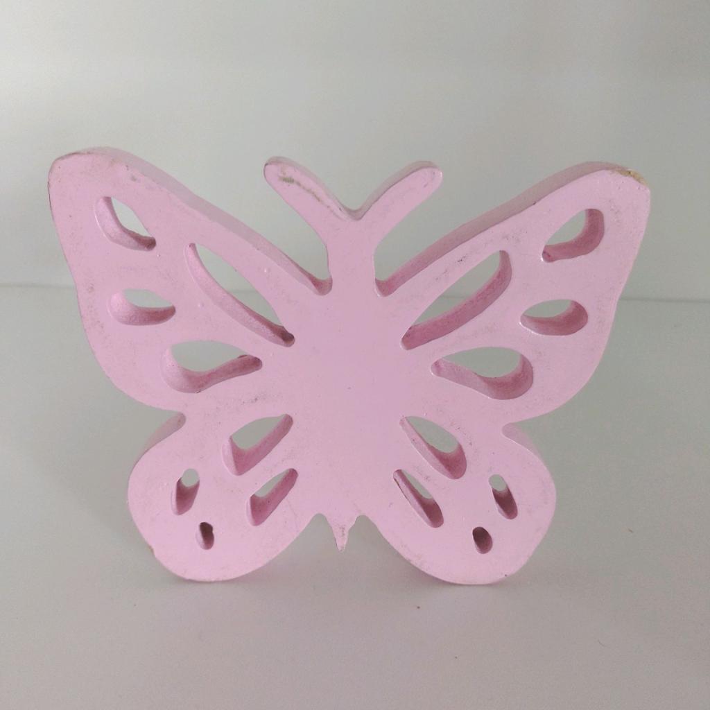 Borboleta Rosa 12 Cm - Maluhe decorações 