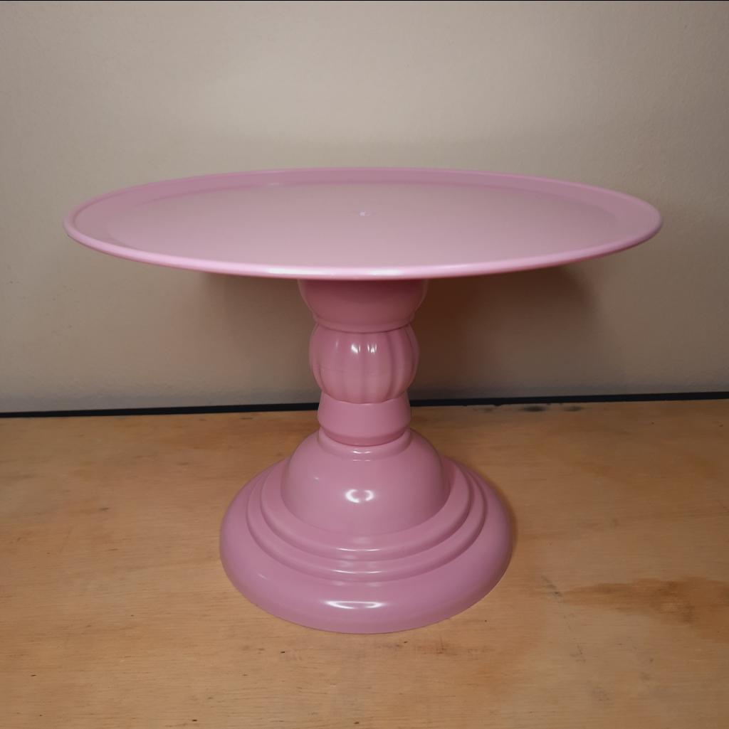 Boleira Plástico Tam. M Rosa - Maluhe decorações 