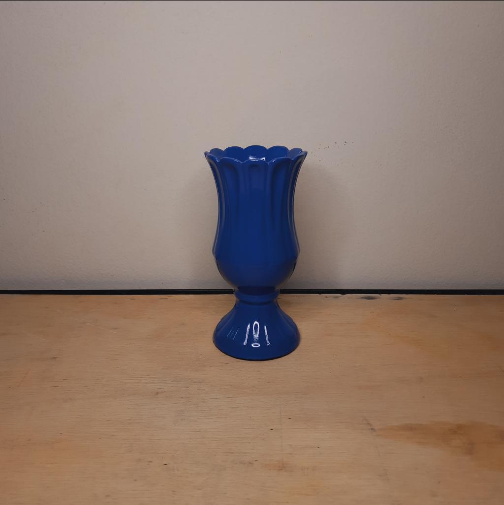 Vasinho Cerâmica Azul Marinho - Maluhe decorações 