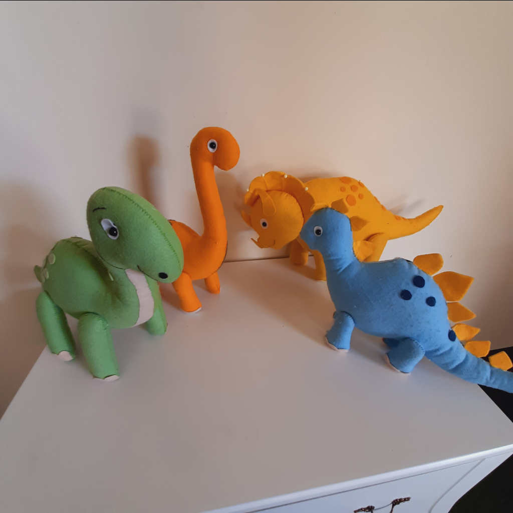 Kit Feltro Dino Baby - Maluhe decorações 