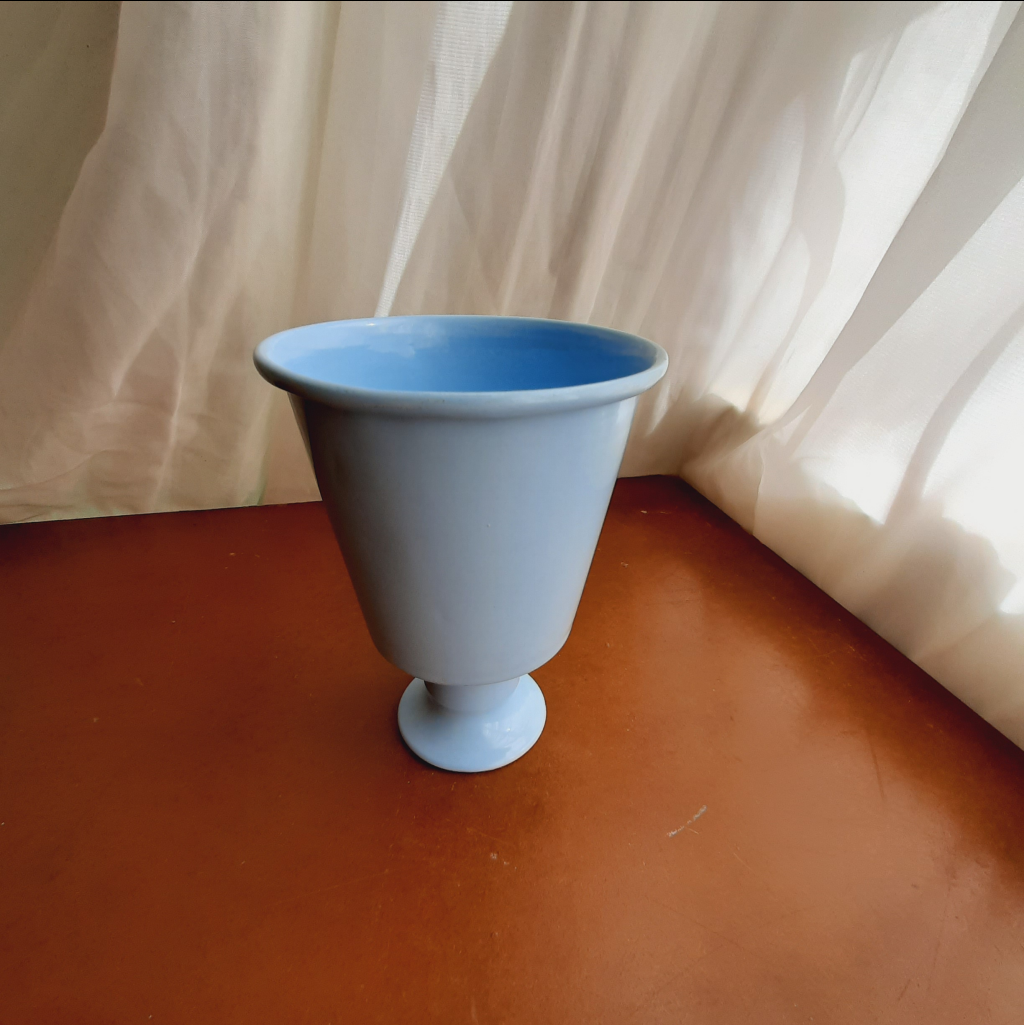 Vasinho Metal Tam. P Azul - Maluhe decorações 
