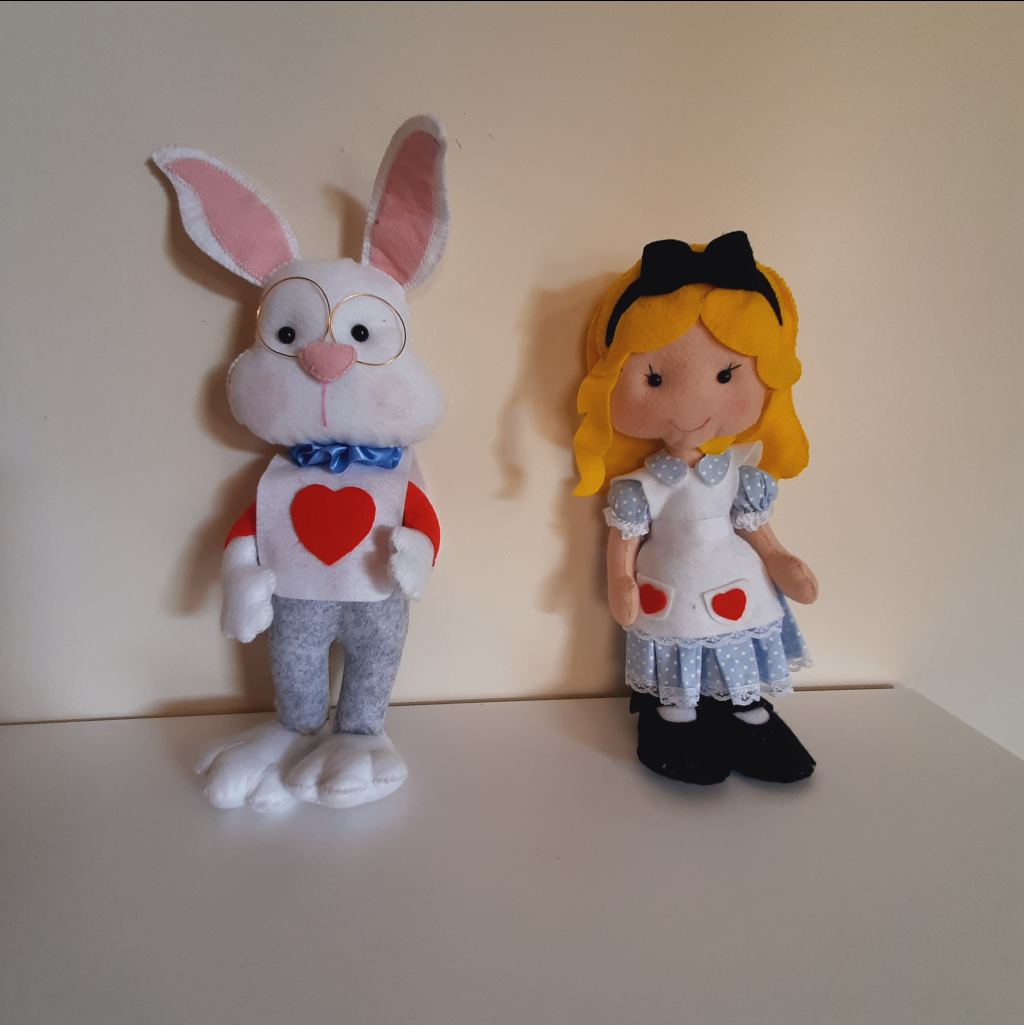 Kit Feltro Alice No País das Maravilhas - Maluhe decorações 
