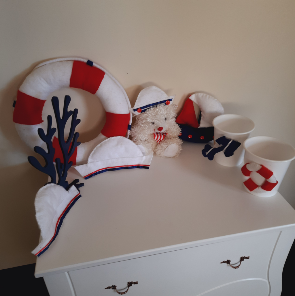 Kit Ursinho Marinheiro - Maluhe decorações 