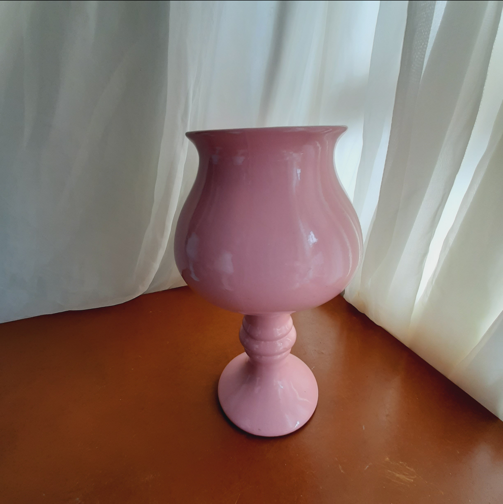 Vaso Cerâmica Rosa Bebê - Maluhe decorações 
