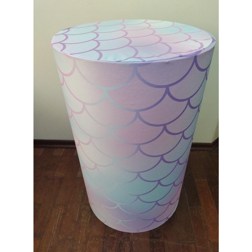 Capa de Cilindro Tam. G Escama Sereia - Maluhe decorações 