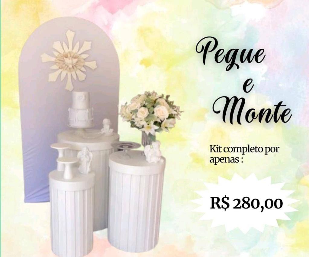 Kit Pegue Monte Batizado - Maluhe decorações 