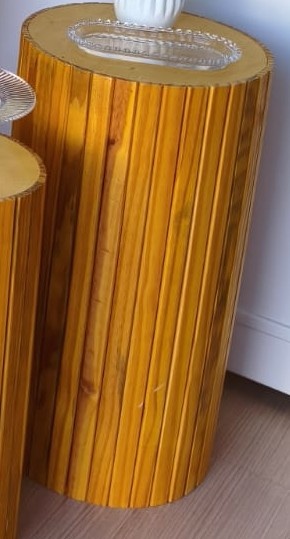Cilindro Ripado Tamanho M - Maluhe decorações 