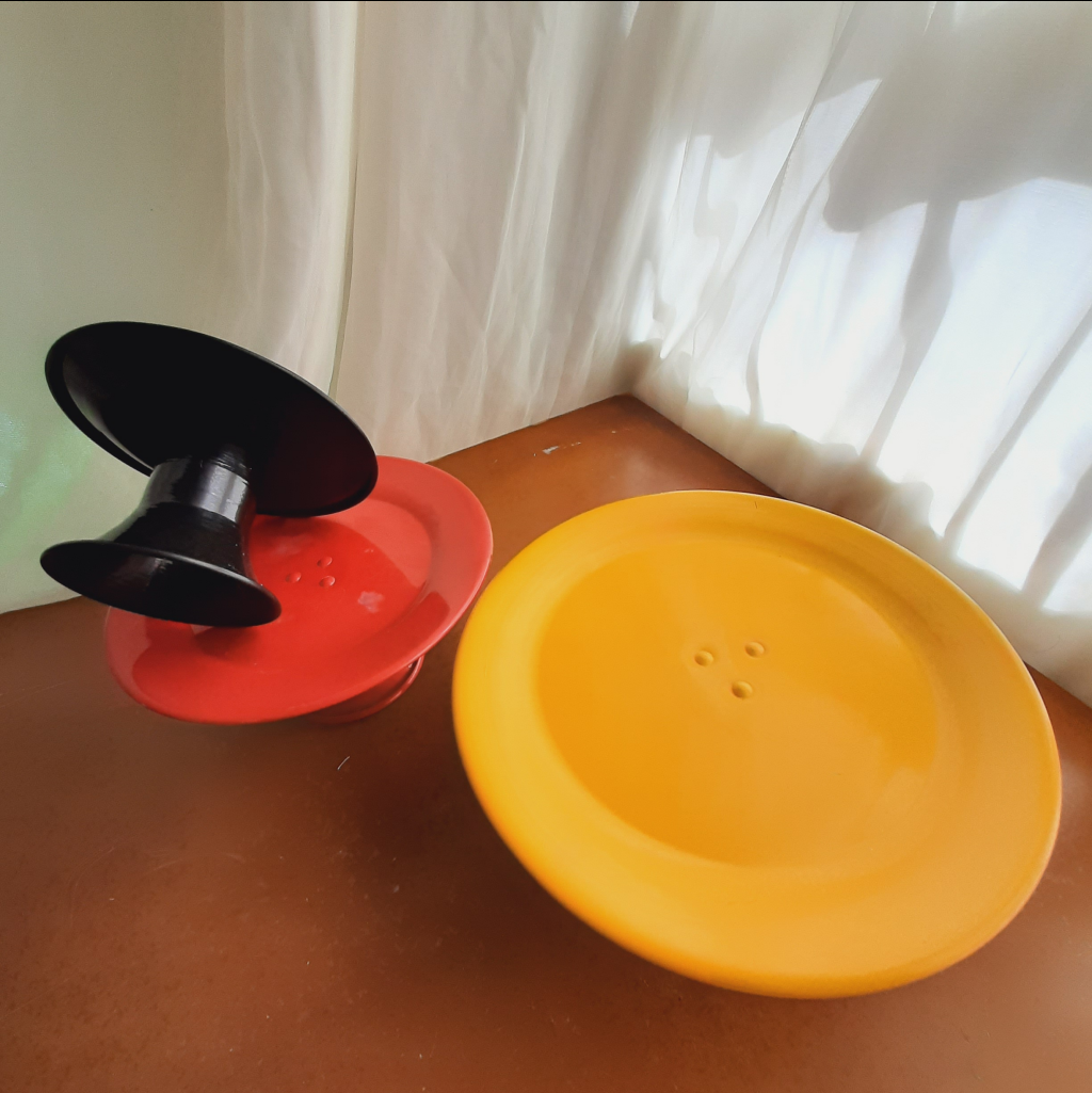 Boleira Metal Tam. M Vermelha Kit Mickey - Maluhe decorações 