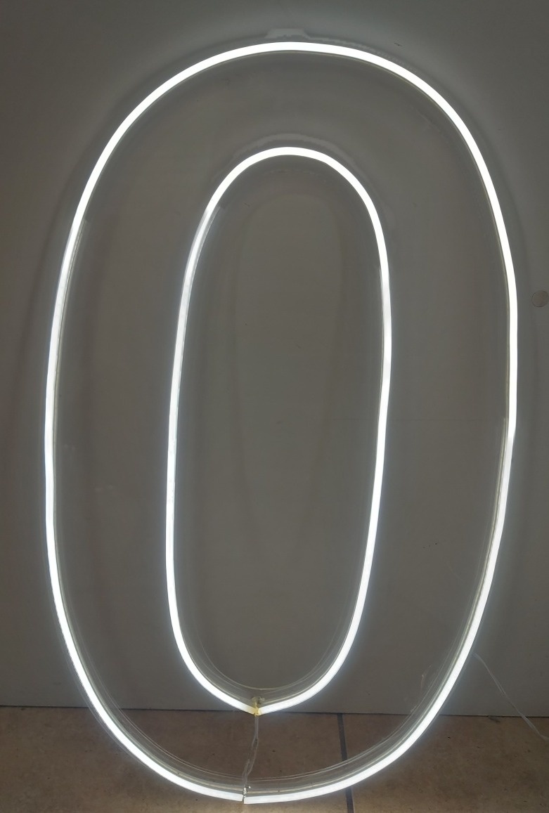 Número 0 Led - Maluhe decorações 
