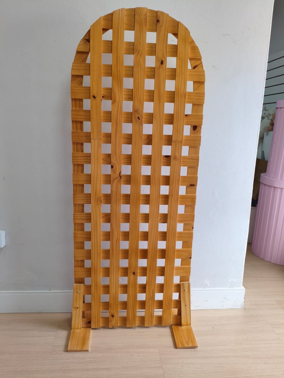 Painel Madeira Quadriculado  - Maluhe decorações 