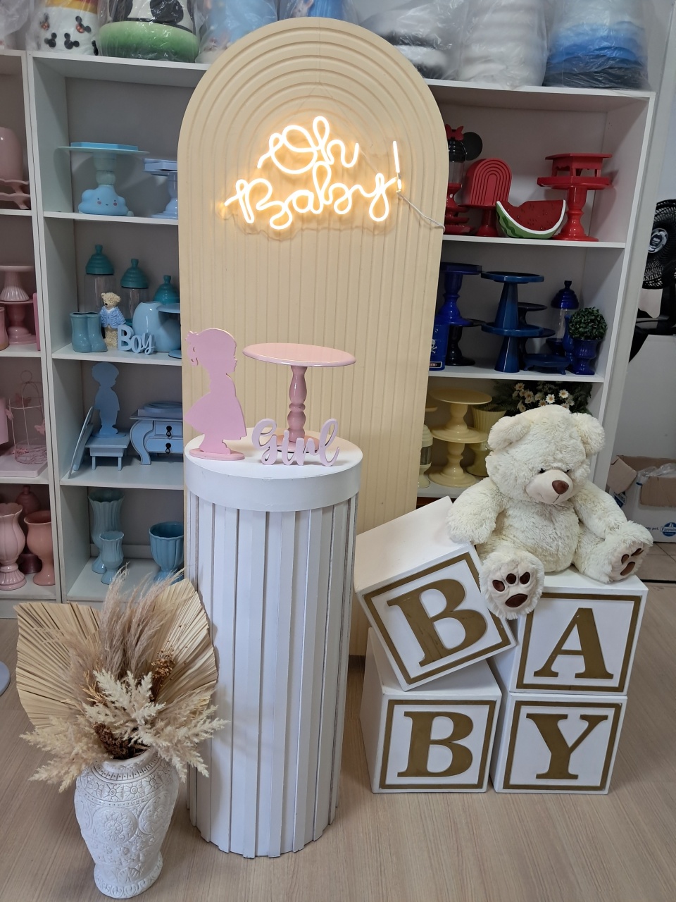 Chá de Bebê Menininha - Maluhe decorações 