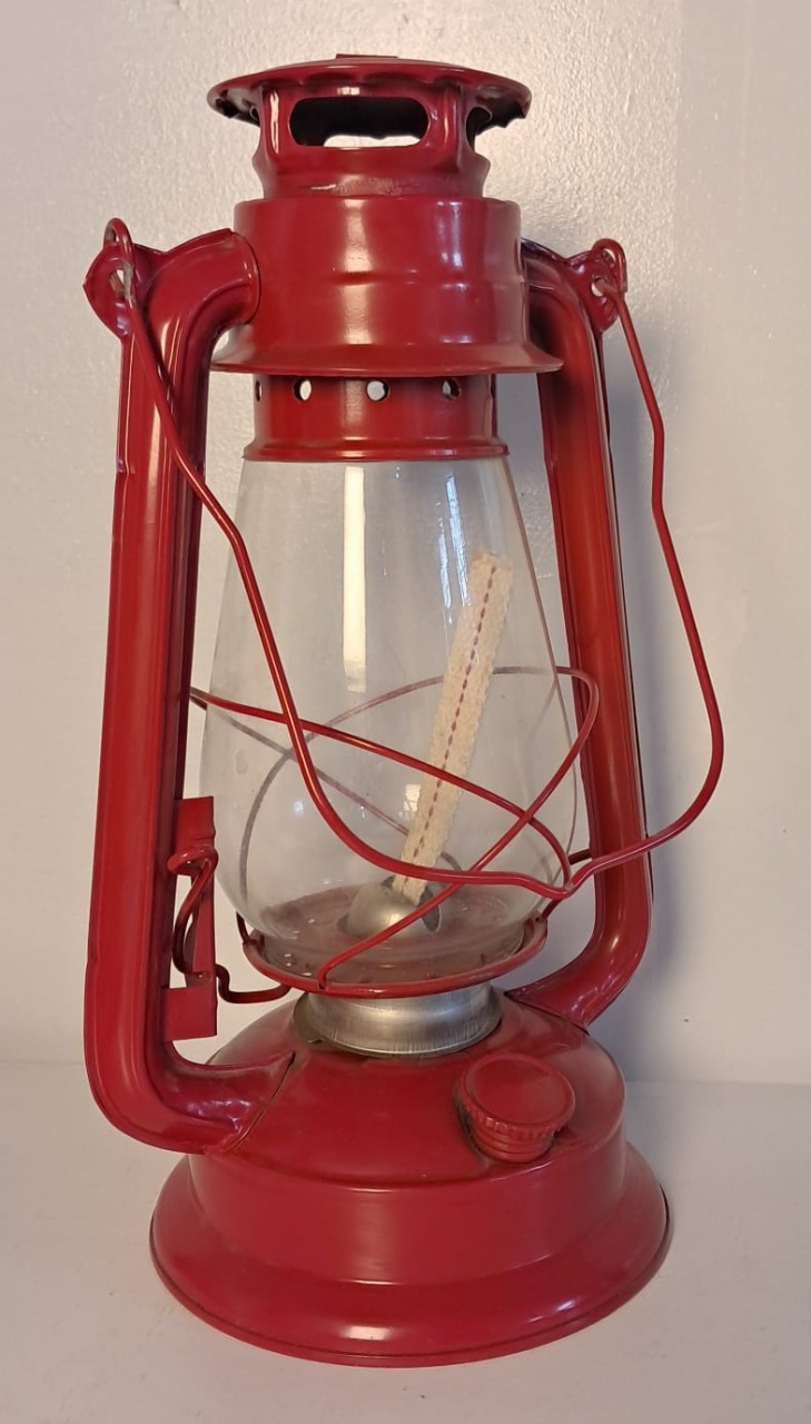 Lampião Decorativo Vermelho - Stefane Sales 