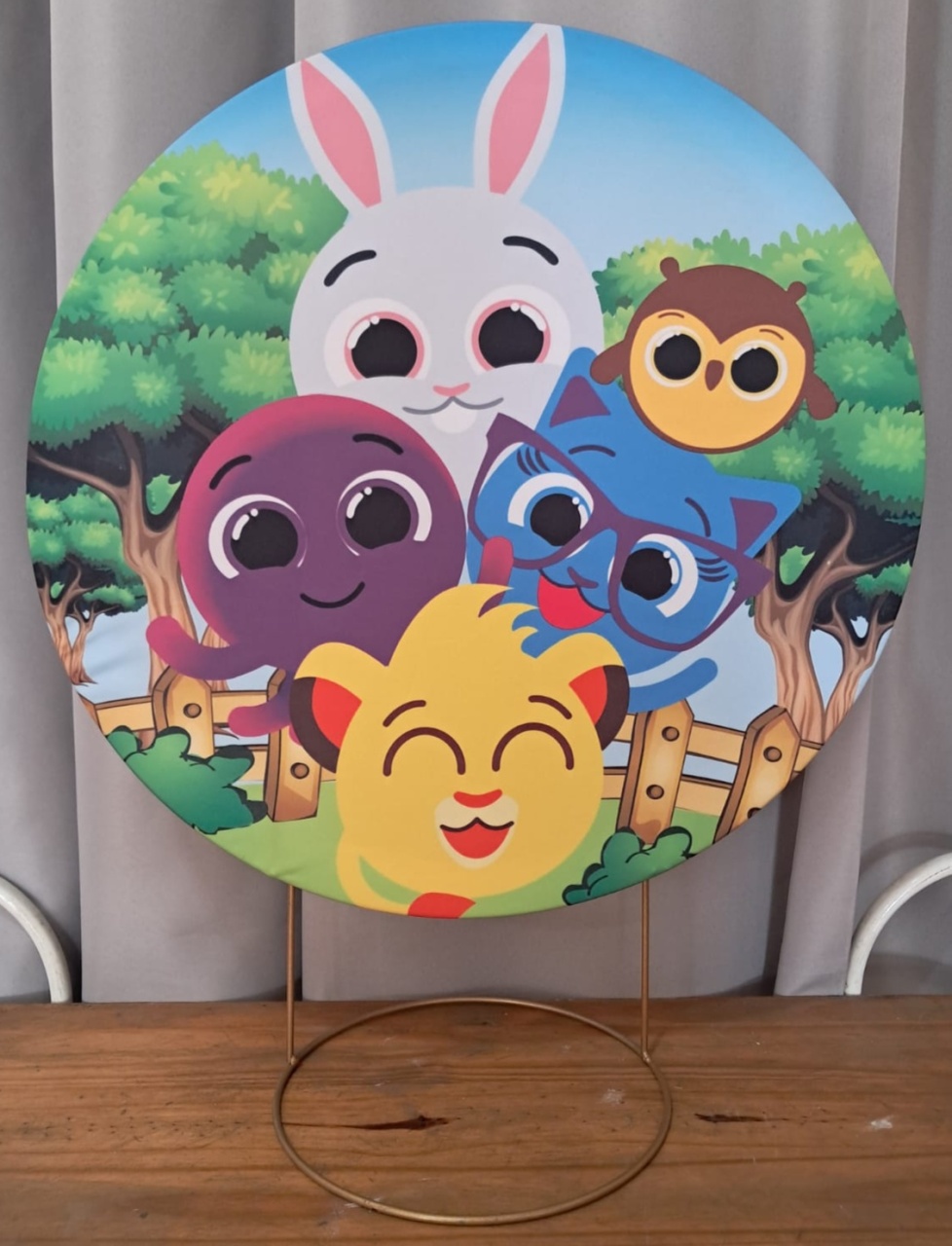 Painel de Mesa Bolofofos - Stefane Sales 