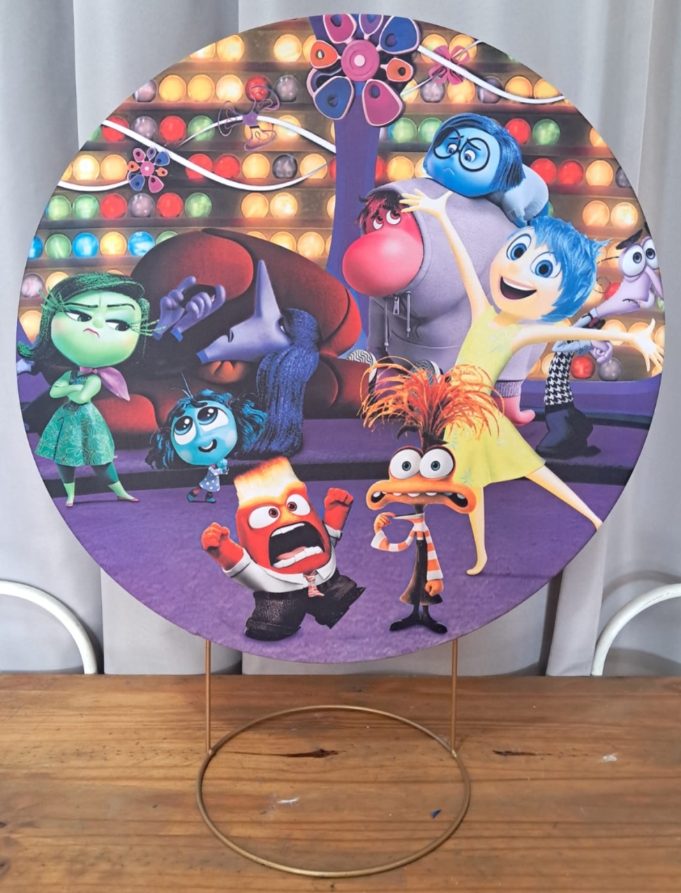 Painel de Mesa Divertidamente 2 - Stefane Sales 