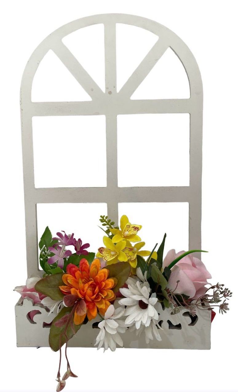 Janela Decorativa de Jardim de Mdf - Stefane Sales 