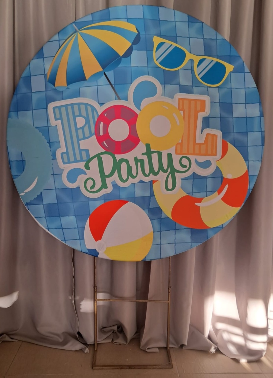 Painel Pool Party - Stefane Sales 