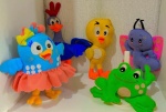 Kit Galinha Pintadinha de Feltro - imagem 2