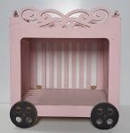 Jaula de Circo Rosa de Mdf - imagem 1