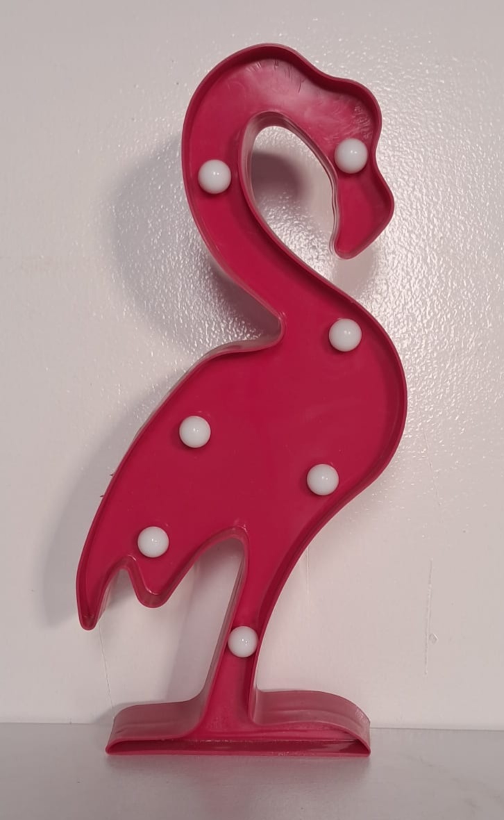 Flamingo de Led Rosa Pink - Stefane Sales 