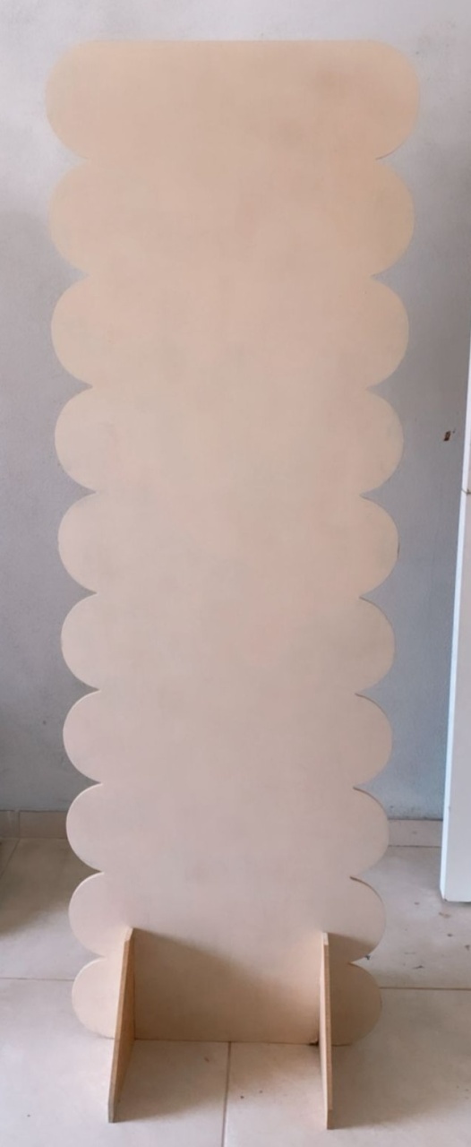 Painel Nuvem Bege de 1.80Mx60Cm - Stefane Sales 