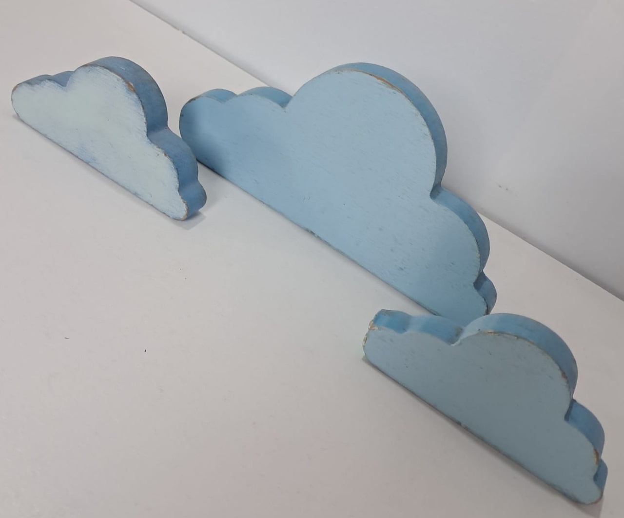 Trio de Nuvens de Mdf - Stefane Sales 