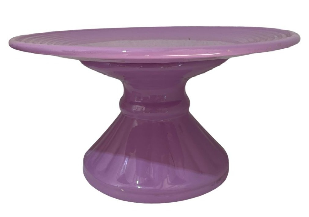 Boleira Lilás Candy de Louça 30Cm - Stefane Sales 