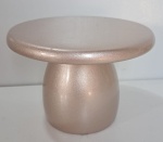 Bandeja Cogumelo Rose Gold de Louça - imagem 1
