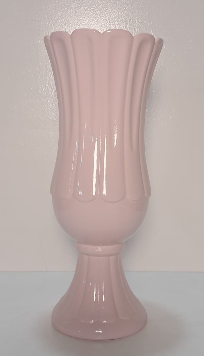 Vaso de Louça Rosa Candy 30Cm - Stefane Sales 
