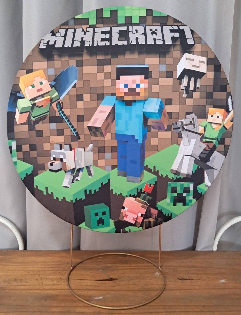 Painel de Mesa Minecraft - Stefane Sales 