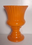 Vaso Aspiral Laranja de Louça 24Cm - imagem 1