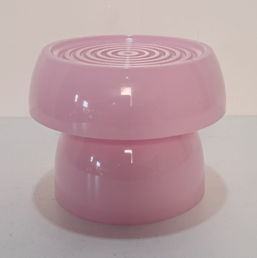 Bandeja Colmeia Rosa Candy de Plástico - Stefane Sales 
