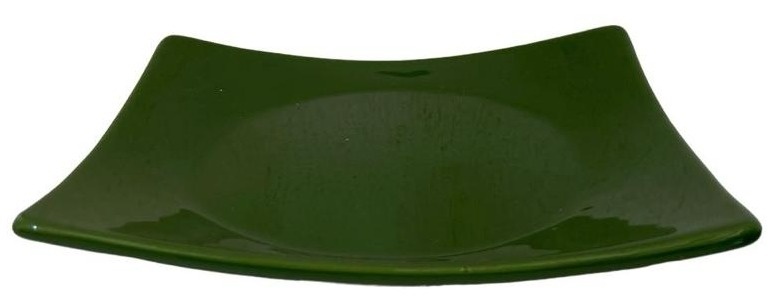 Bandeja Prato Verde de Louça - Stefane Sales 