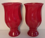 Vaso Médio Vermelho de Louça 24Cm - imagem 2