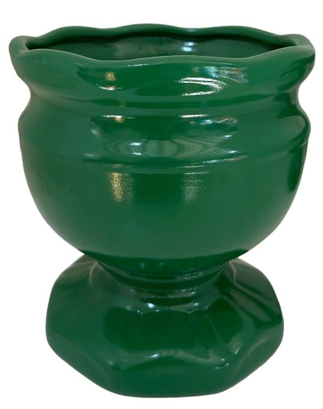 Vaso Piruliteiro Verde de Louça - Stefane Sales 