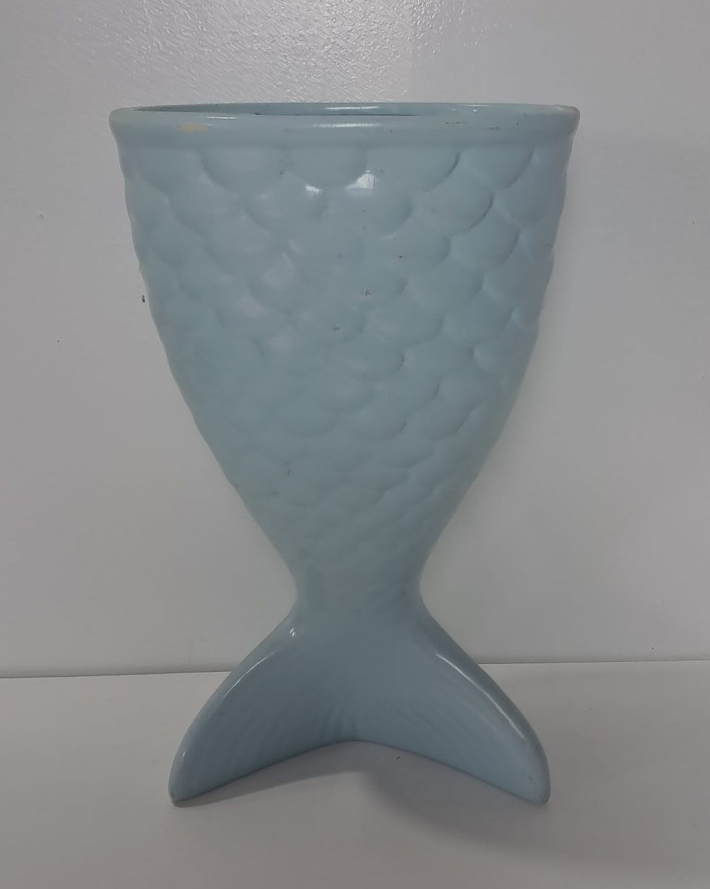 Vaso Calda de Sereia Azul Candy de Louça 30Cm - Stefane Sales 
