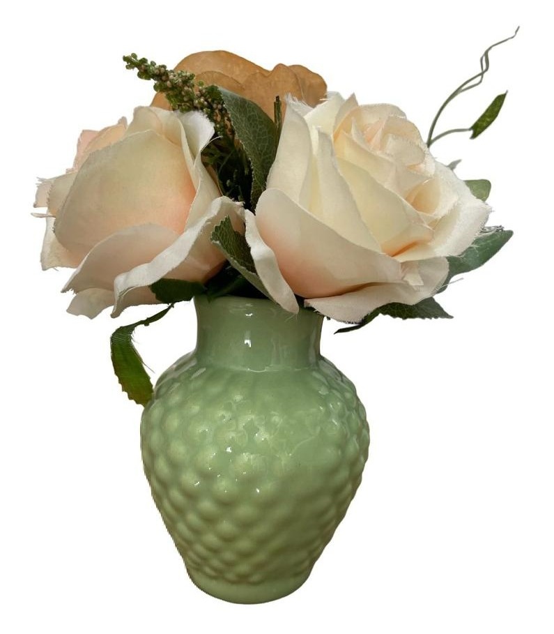 Mini Vaso Verde Cítrus de Flor - Stefane Sales 