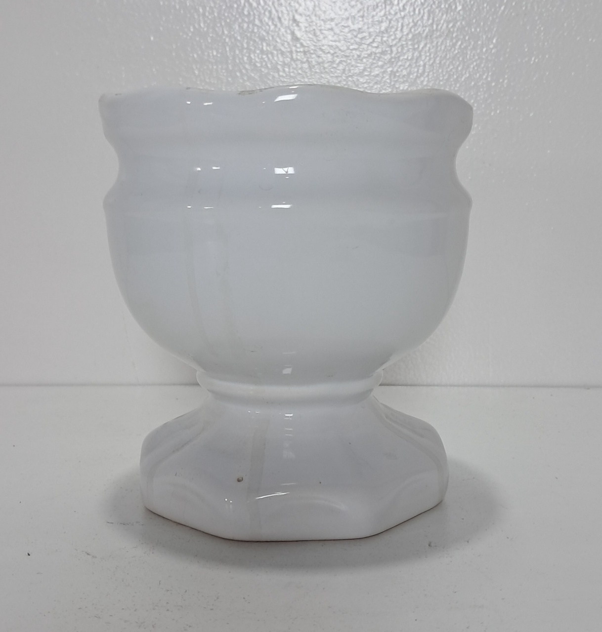 Vaso Piruliteiro Branco de Louça - Stefane Sales 