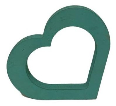 Coração Verde Candy de Mdf - Stefane Sales 