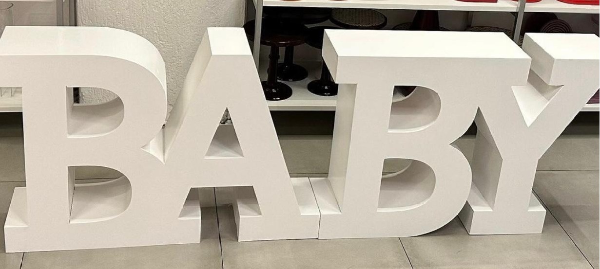 Letreiro Baby de 60Cm - Stefane Sales 