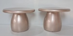 Bandeja Cogumelo Rose Gold de Louça - imagem 2