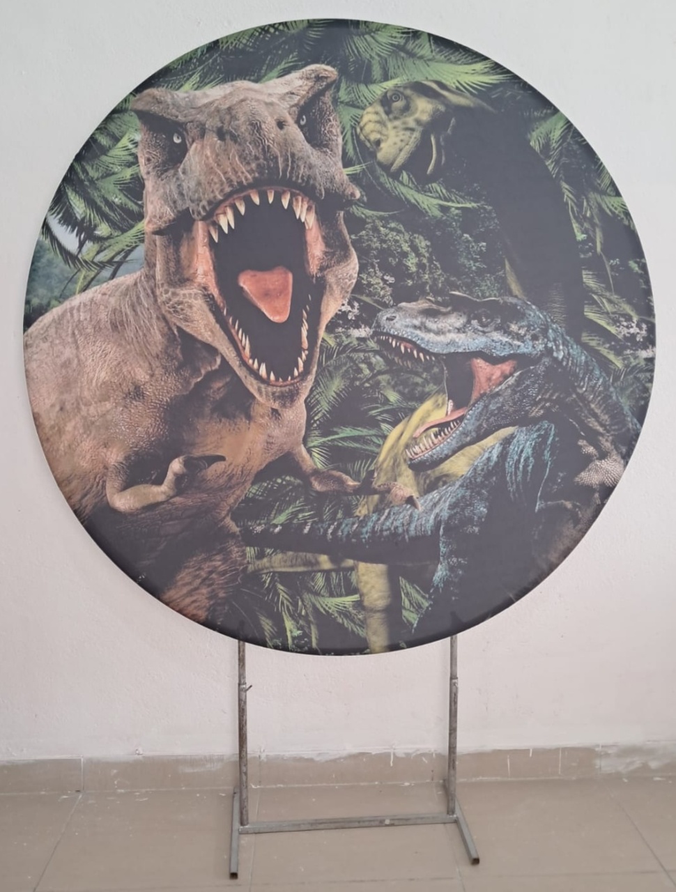 Painel Dinossauros Na Selva - Stefane Sales 