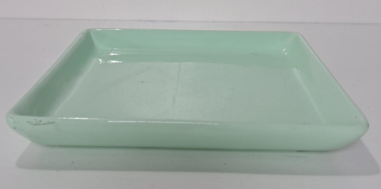Bandeja Rasteira Verde Candy de Louça - Stefane Sales 