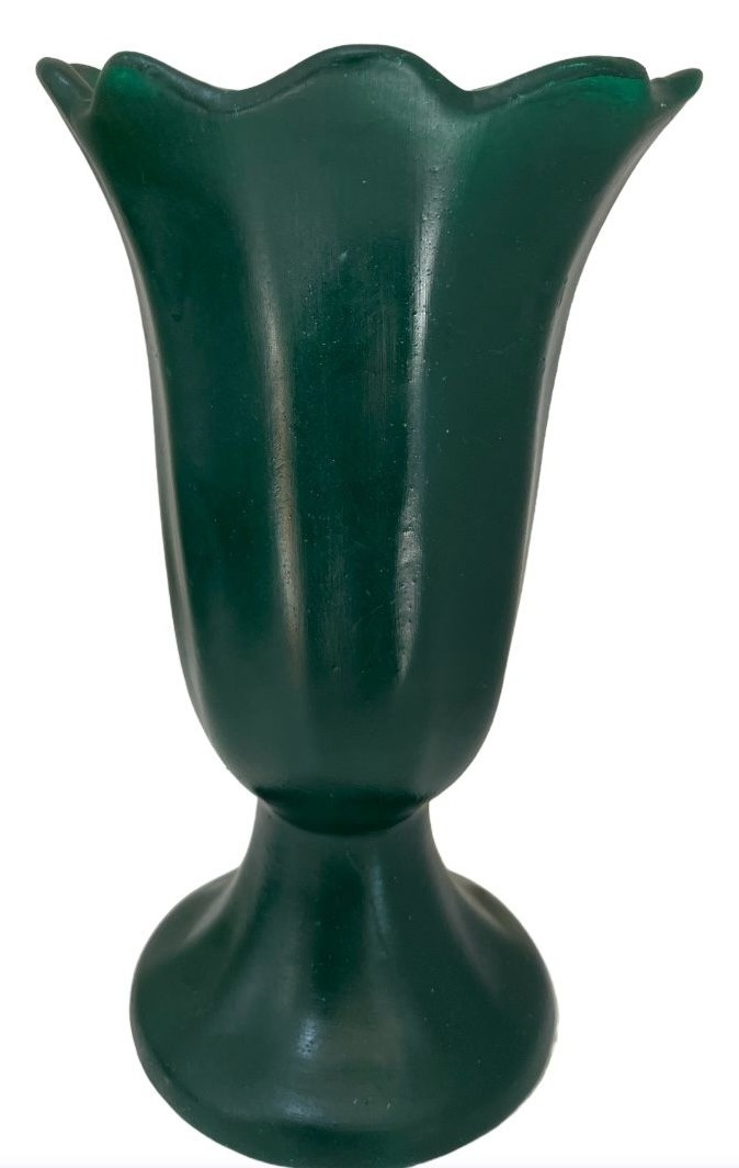 Vaso Para Arranjo Verde de Louça 24Cm - Stefane Sales 
