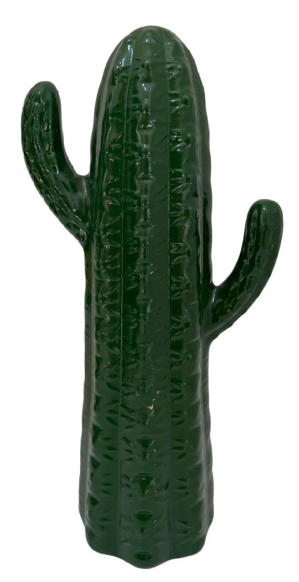 Cacto Verde de Louça - Stefane Sales 