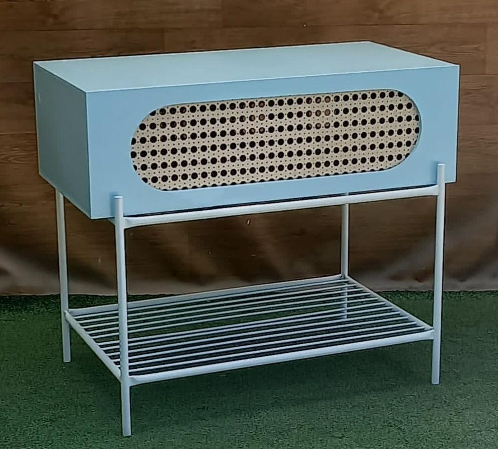 Mesa de Ferro Com Palha - Stefane Sales 
