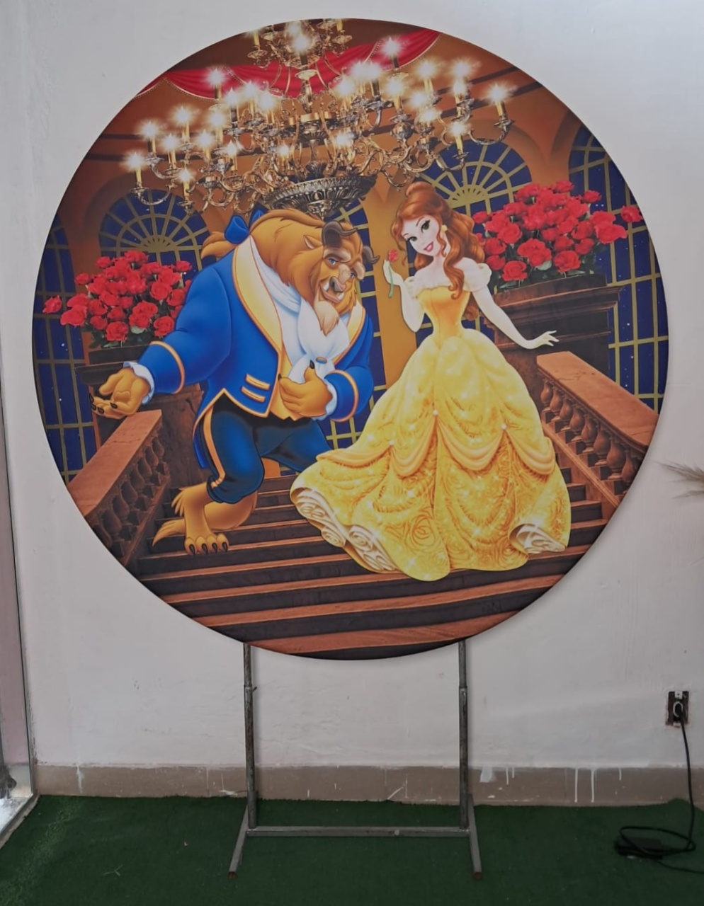 Painel A Bela E A Fera Baile - Stefane Sales 