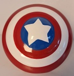 Escudo Do Capitão América de Louça - imagem 1