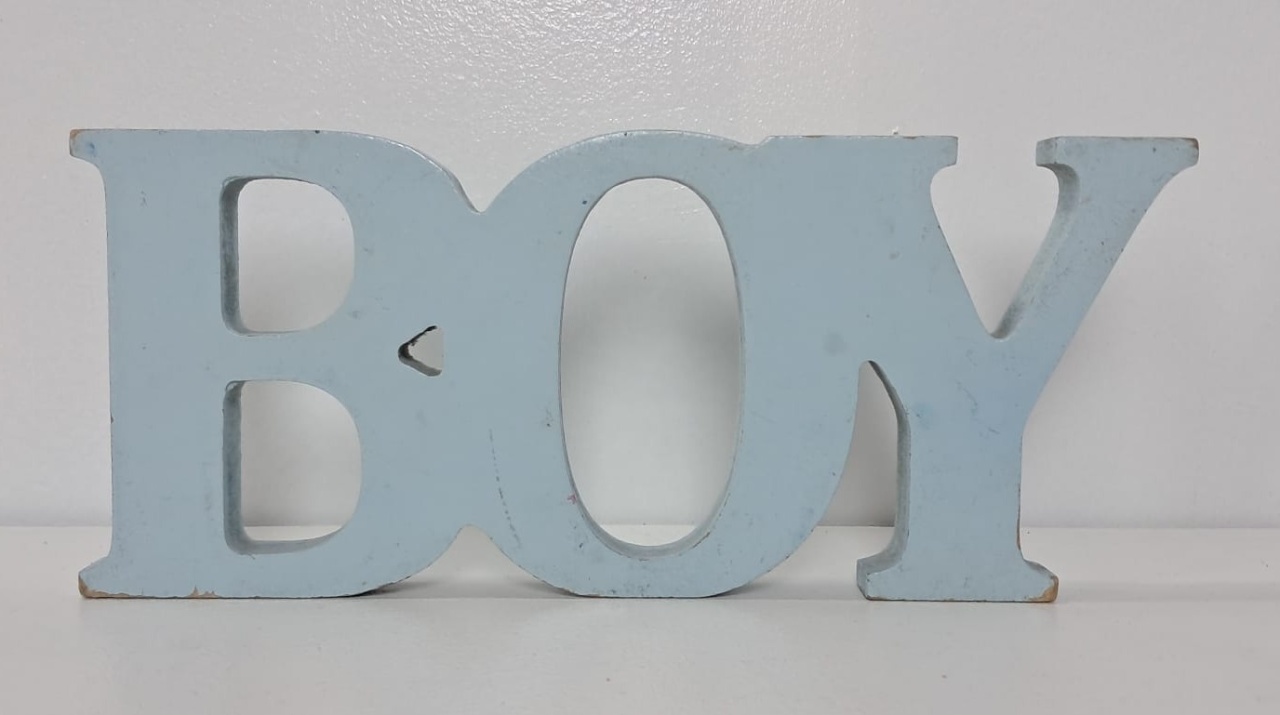 Palavra Boy de Mdf - Stefane Sales 